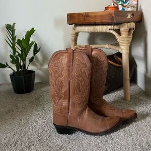 Old West Leather Western Cowboy Boots